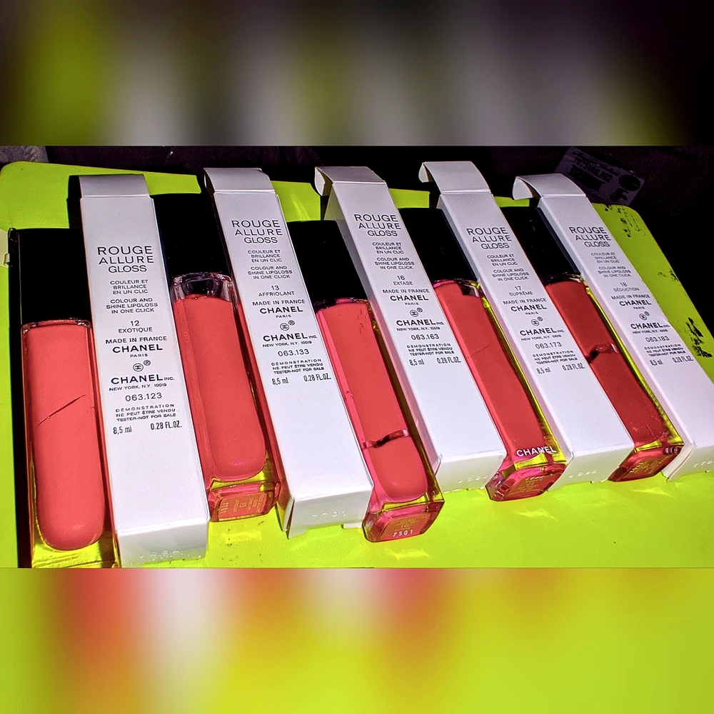Chanel Rouge Allure Lipgloss set of 5 for $50